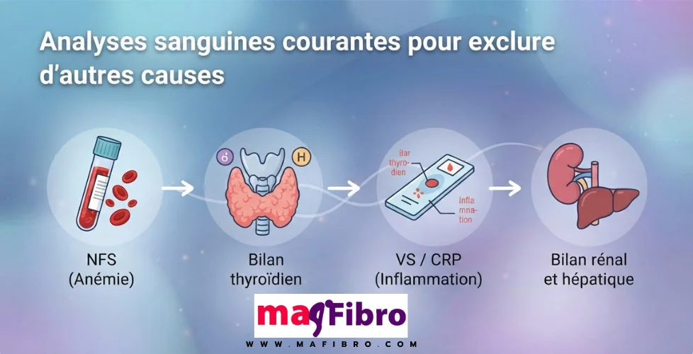 Quels examens sanguins sont utilisés pour la fibromyalgie